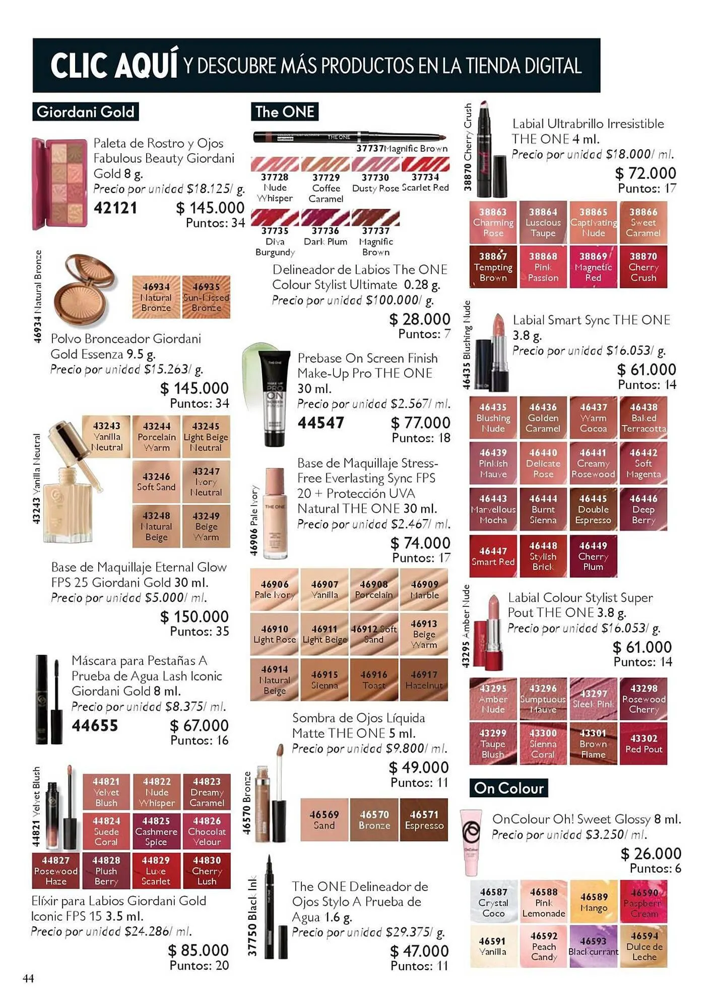 Catalogo de Catálogo Oriflame 25 de octubre al 14 de noviembre 2025 - Pag 44