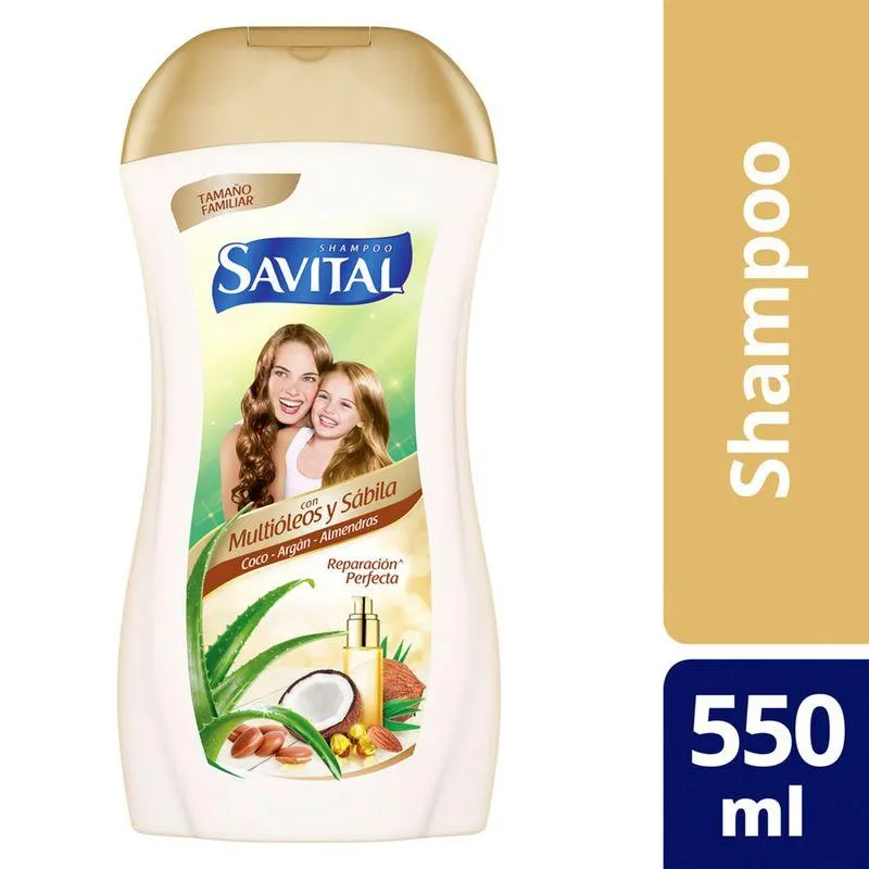 Shampoo Savital Multioleos x 550 Ml