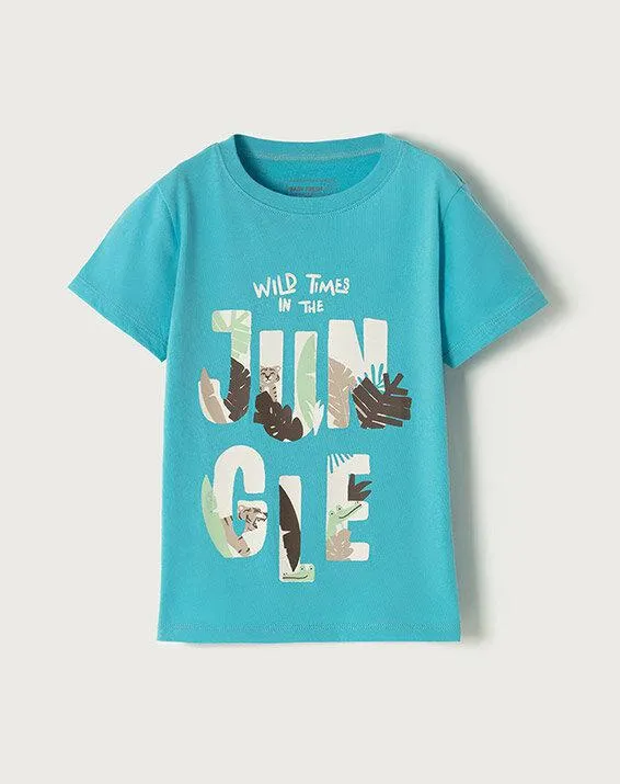camiseta octary azul 9-12m