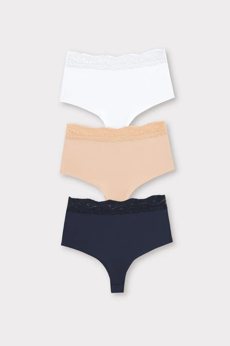 PANTY X 3 CACHETERO Multicolor