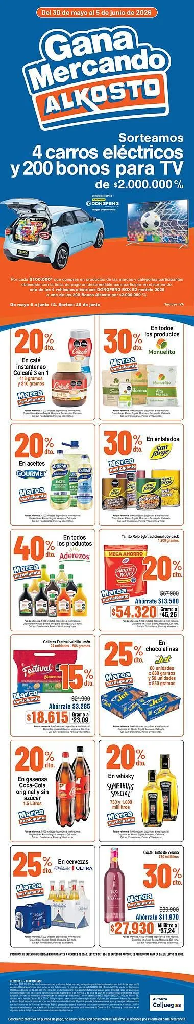 Catalogo de Catálogo Alkosto 30 de mayo al 12 de junio 2026 - Pag 1