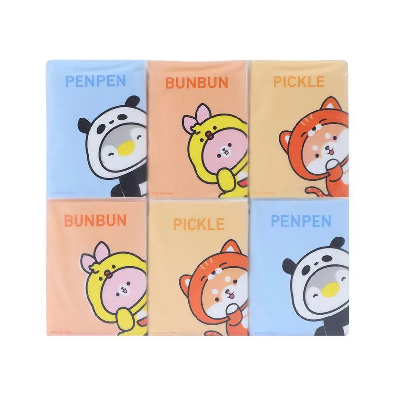 Pañuelos Faciales Suaves Mini Family Animal Cosplay Day 12 Paquetes