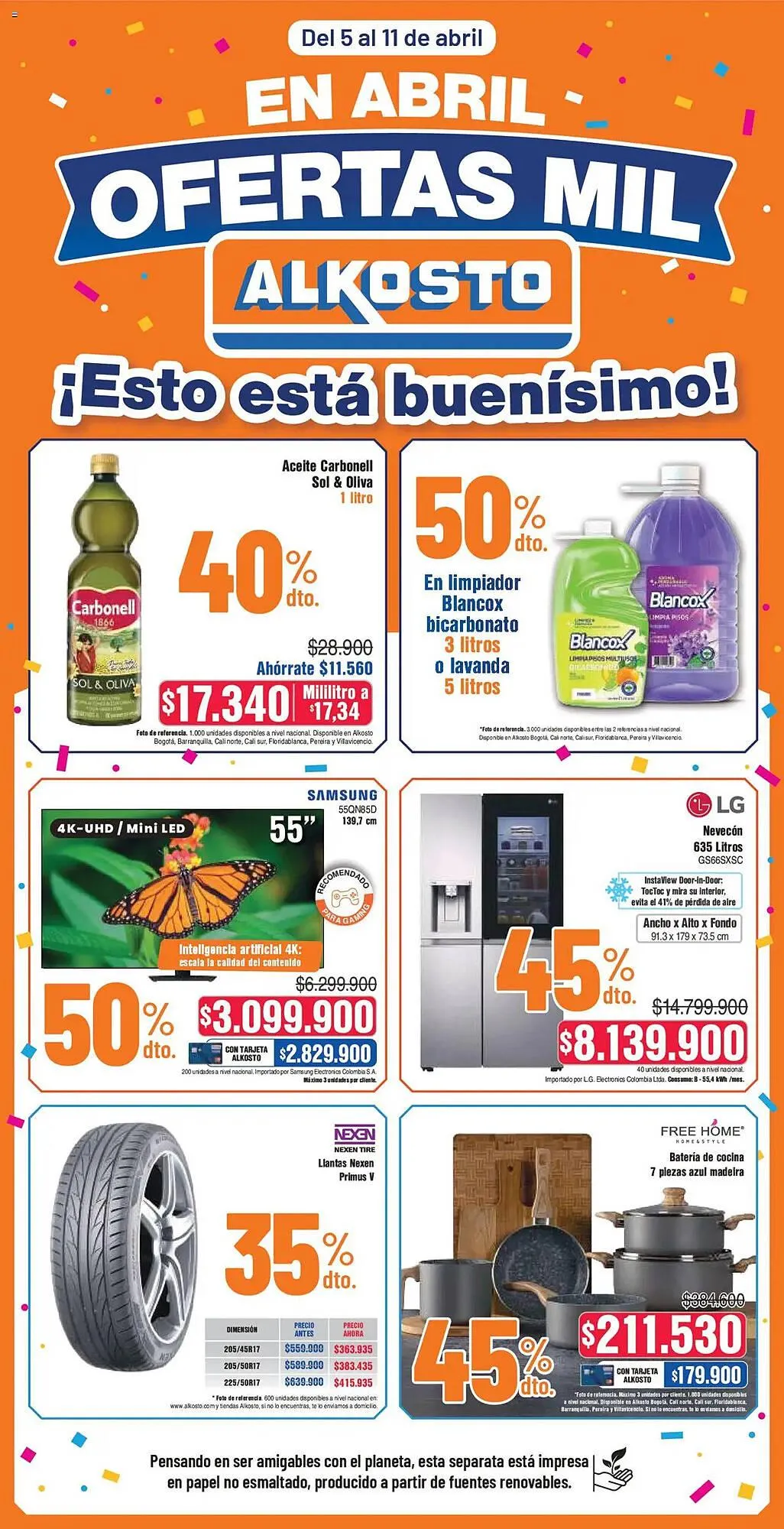 Catalogo de Catálogo Alkosto 6 de abril al 6 de abril 2025 - Pag 1