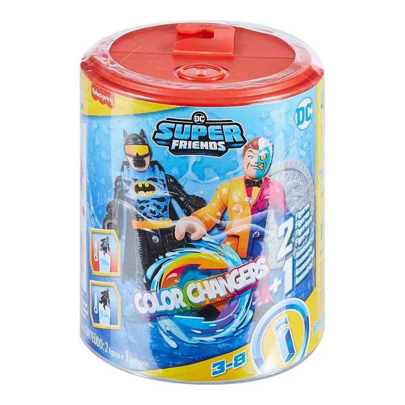 Figura Imaginext DC Super Friends Batman Color-Changing Fisher Price HMX57