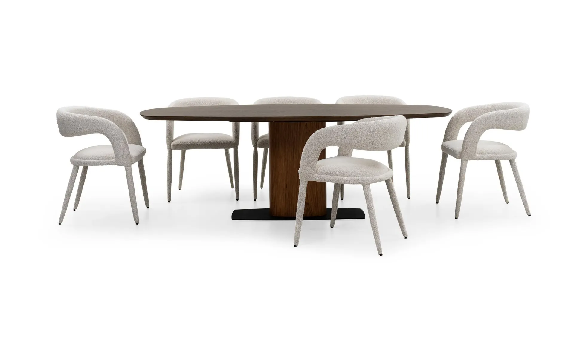 Mesa Comedor Niza + 6 Sillas Livana