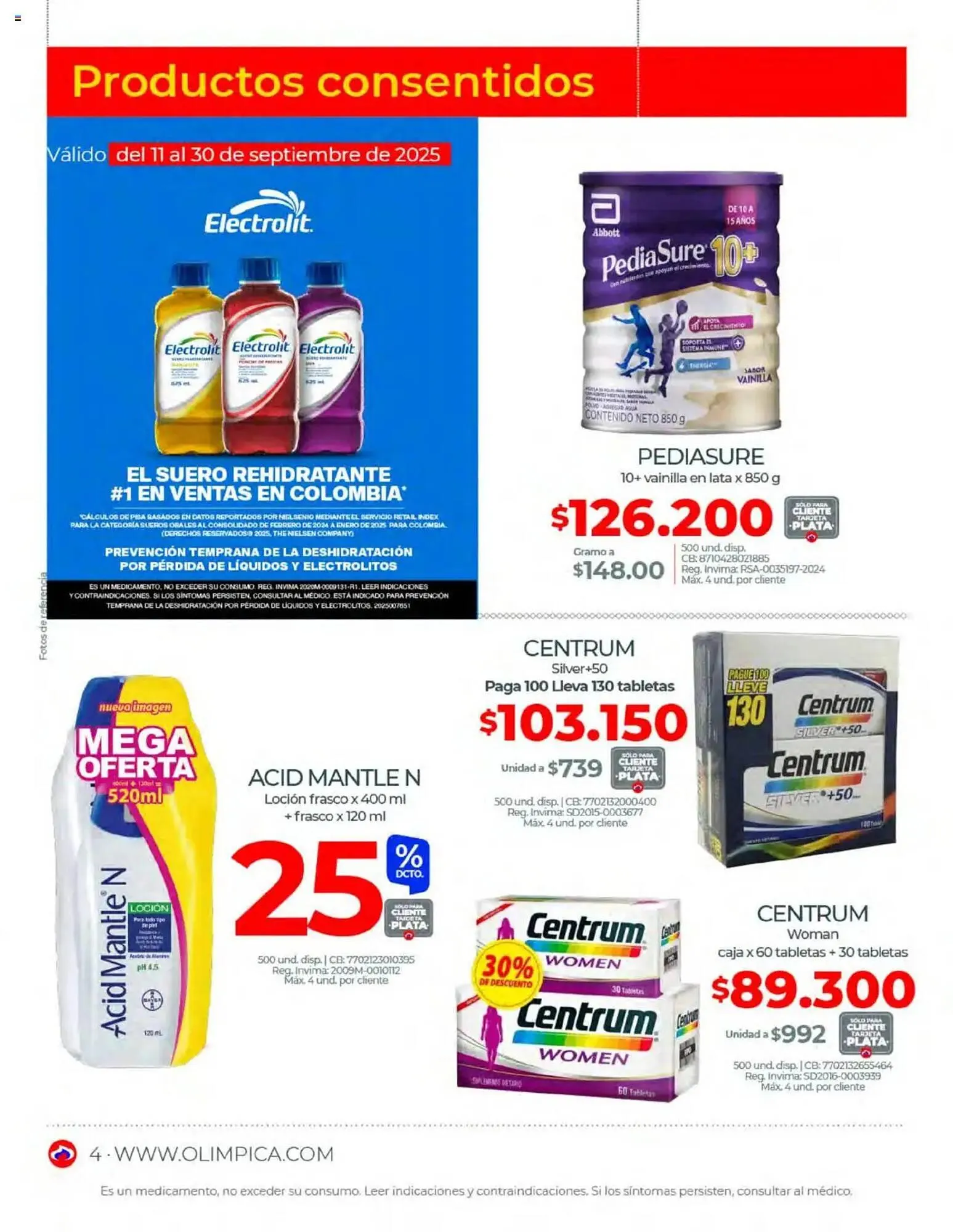 Catalogo de Catálogo Olímpica 1 de septiembre al 1 de octubre 2025 - Pag 4