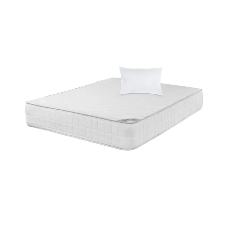 Colchón SPRING Sencillo Resortado Classic 100 x 190 cm + Almohada Siliconada