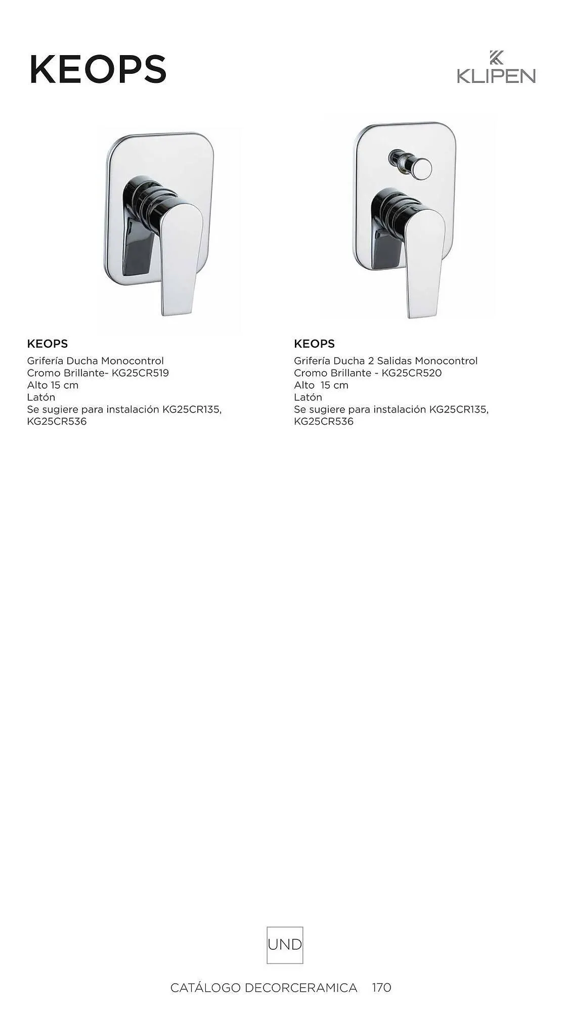 Catalogo de Catálogo Decorceramica 6 de noviembre al 6 de mayo 2025 - Pag 170