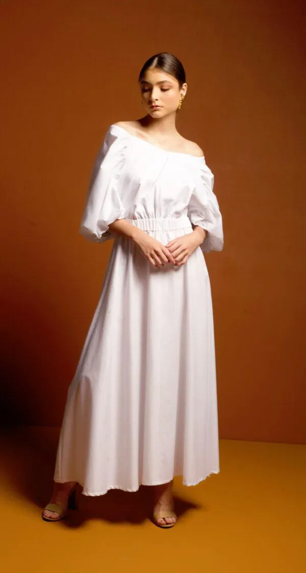 Vestido Georgia Blanco Venta Final