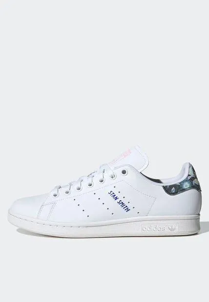Tenis Lifestyle Blanco-Rosa-Azul adidas Originals Stan Smith