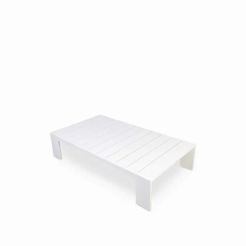 Mesa centro Raja exterior blanca