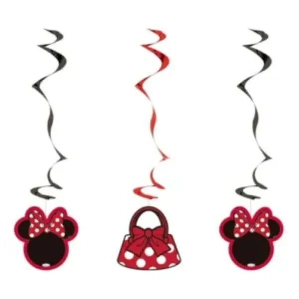 ESPIRAL DISEÑO MINNIE ROJA x3