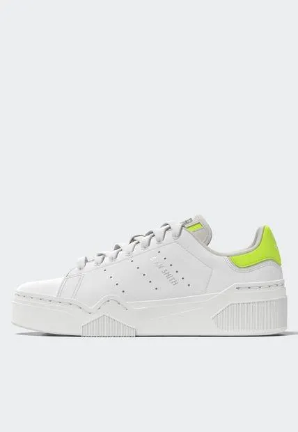 Tenis Lifestyle Blanco-Gris-Amarillo Neón adidas Originals Stan Smith Bonega 2B