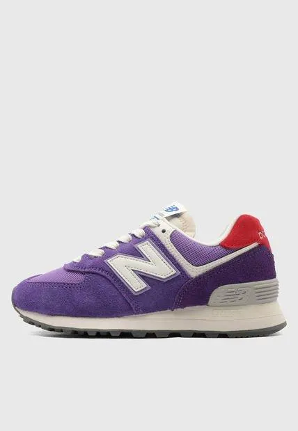 Tenis Lifestyle Morado-Blanco new balance 574