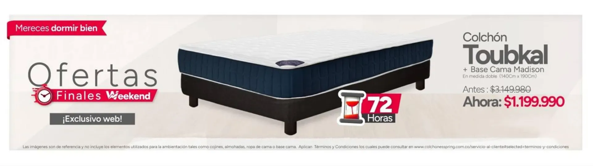 Catalogo de Catálogo Colchones Spring 8 de abril al 30 de abril 2025 - Pag 1