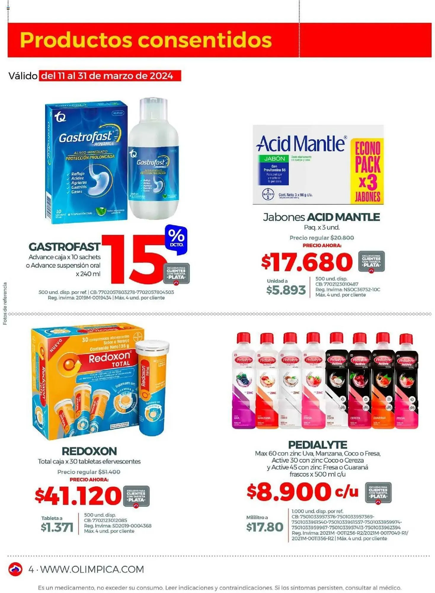 Catalogo de Catálogo Olímpica 1 de marzo al 31 de marzo 2024 - Pag 4