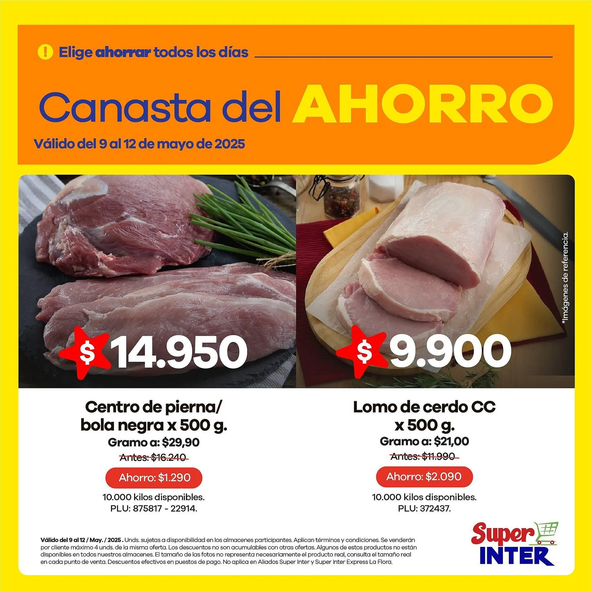 Catalogo de Catálogo Super Inter 9 de mayo al 12 de mayo 2025 - Pag 1