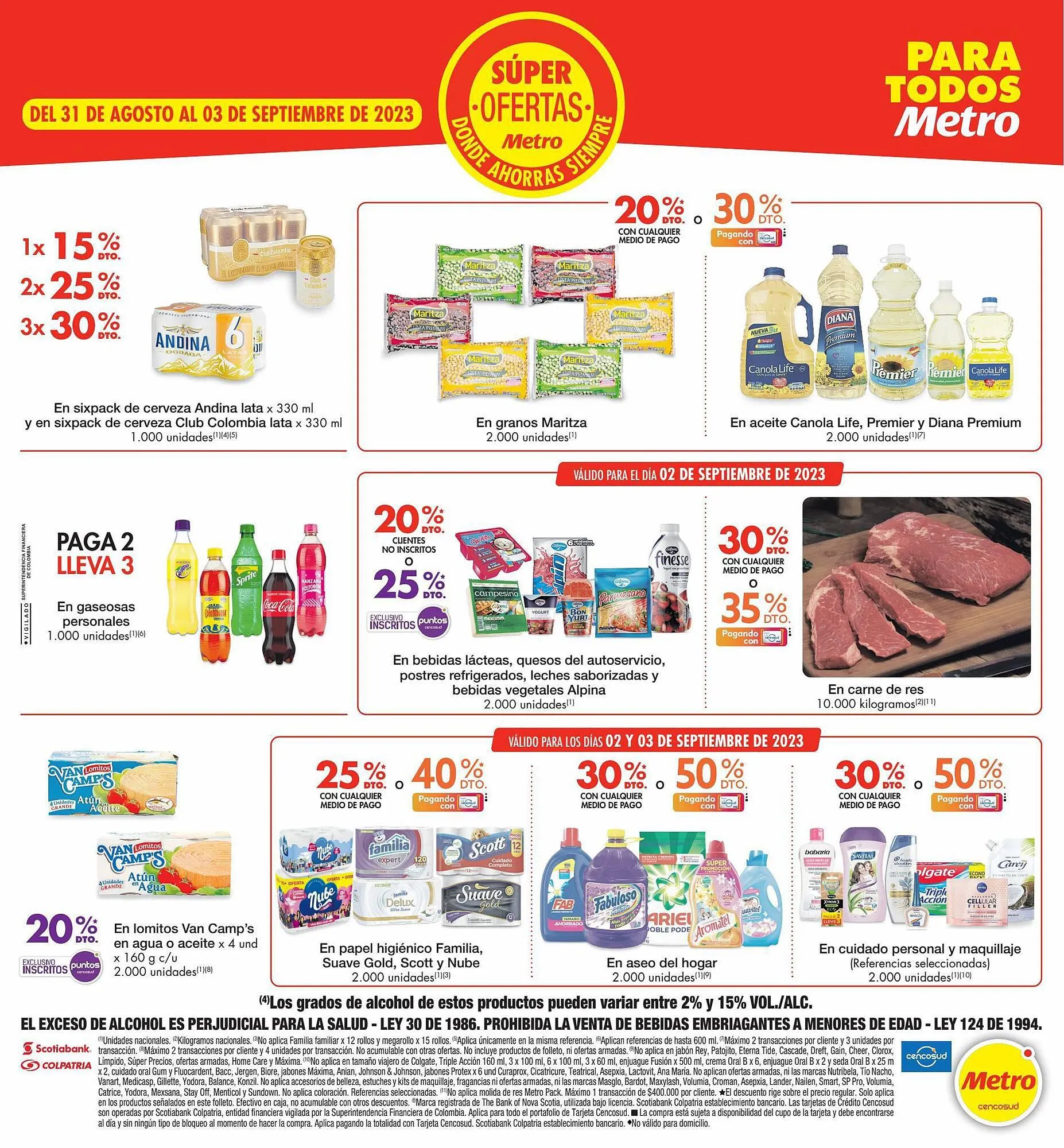 Catalogo de Catálogo Metro 31 de agosto al 3 de septiembre 2023 - Pag 1