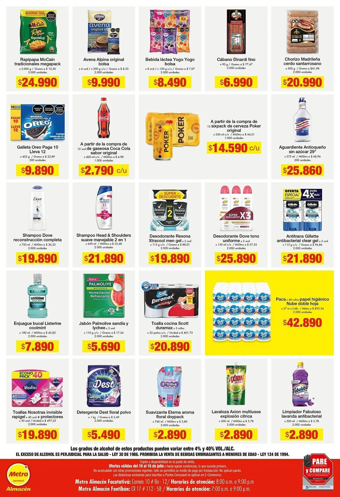 Catalogo de Catálogo Metro 10 de julio al 16 de julio 2025 - Pag 2