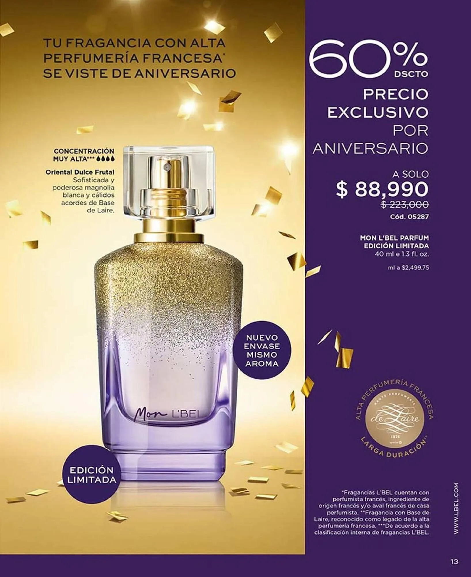 Catalogo de Catálogo L'bel 25 de marzo al 30 de abril 2025 - Pag 13