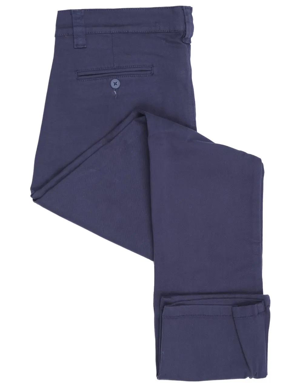 Pantalón Informal Stretch Color Azul Oscuro