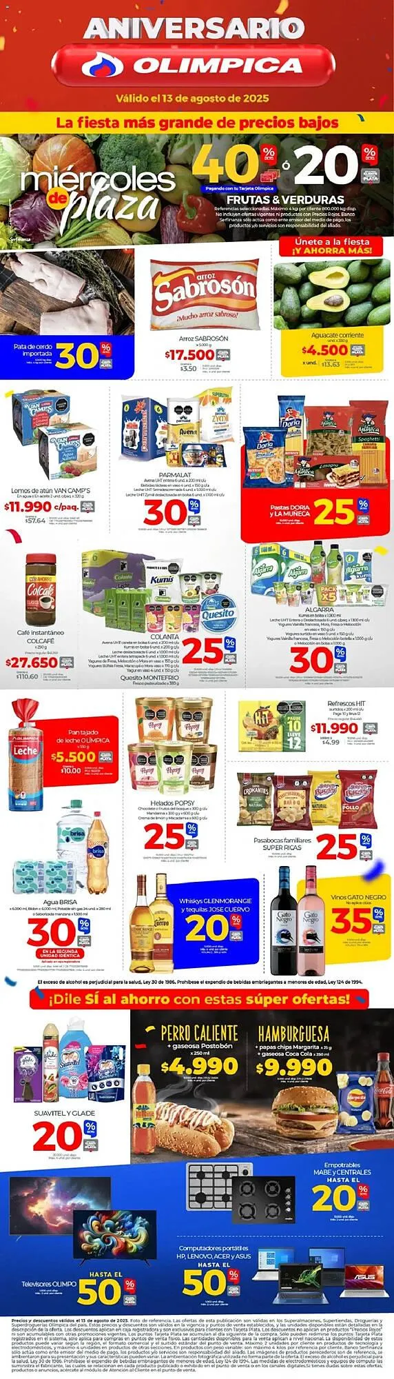 Catalogo de Catálogo Olímpica 11 de agosto al 14 de agosto 2025 - Pag 1