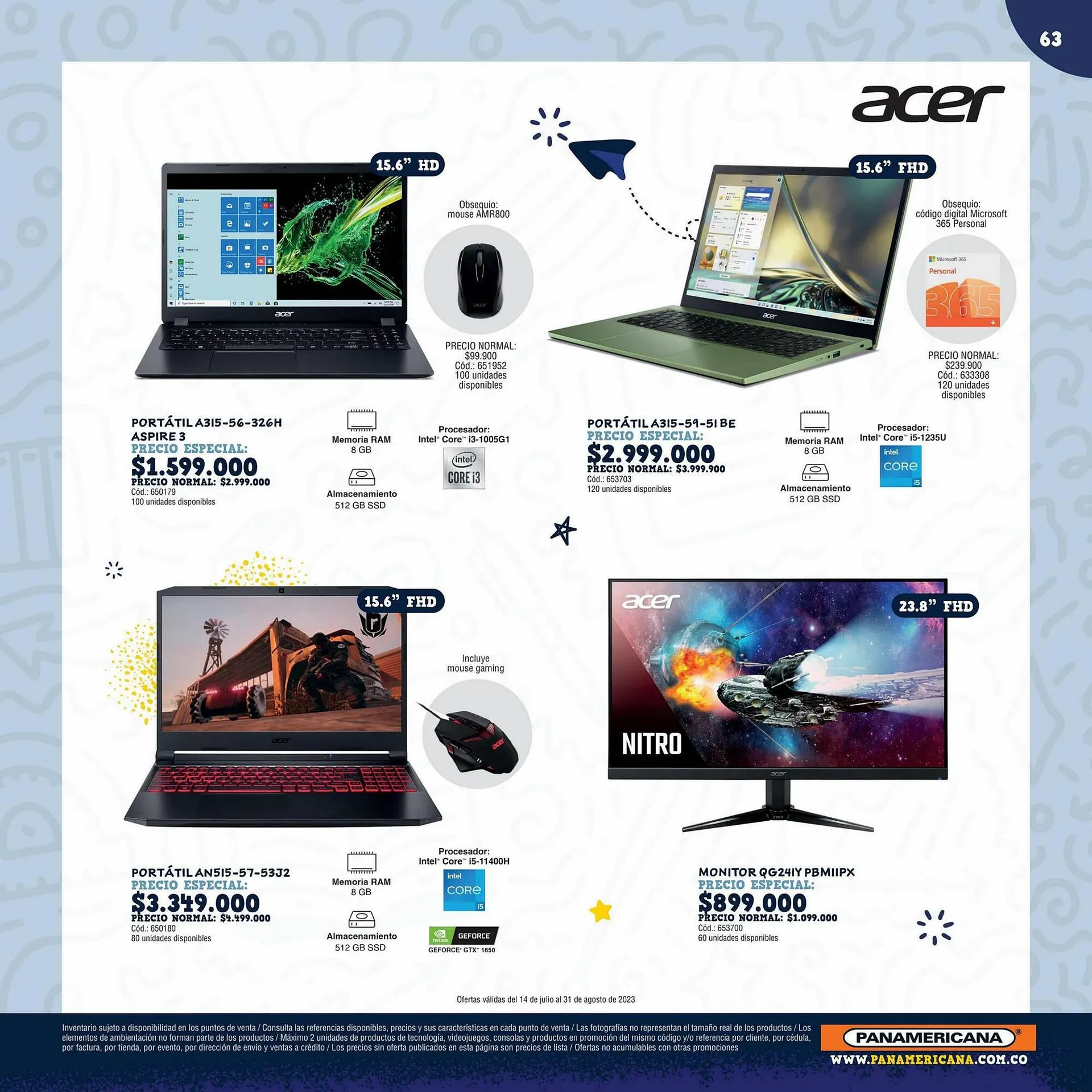Catalogo de Catálogo Panamericana 2 de agosto al 31 de agosto 2023 - Pag 63