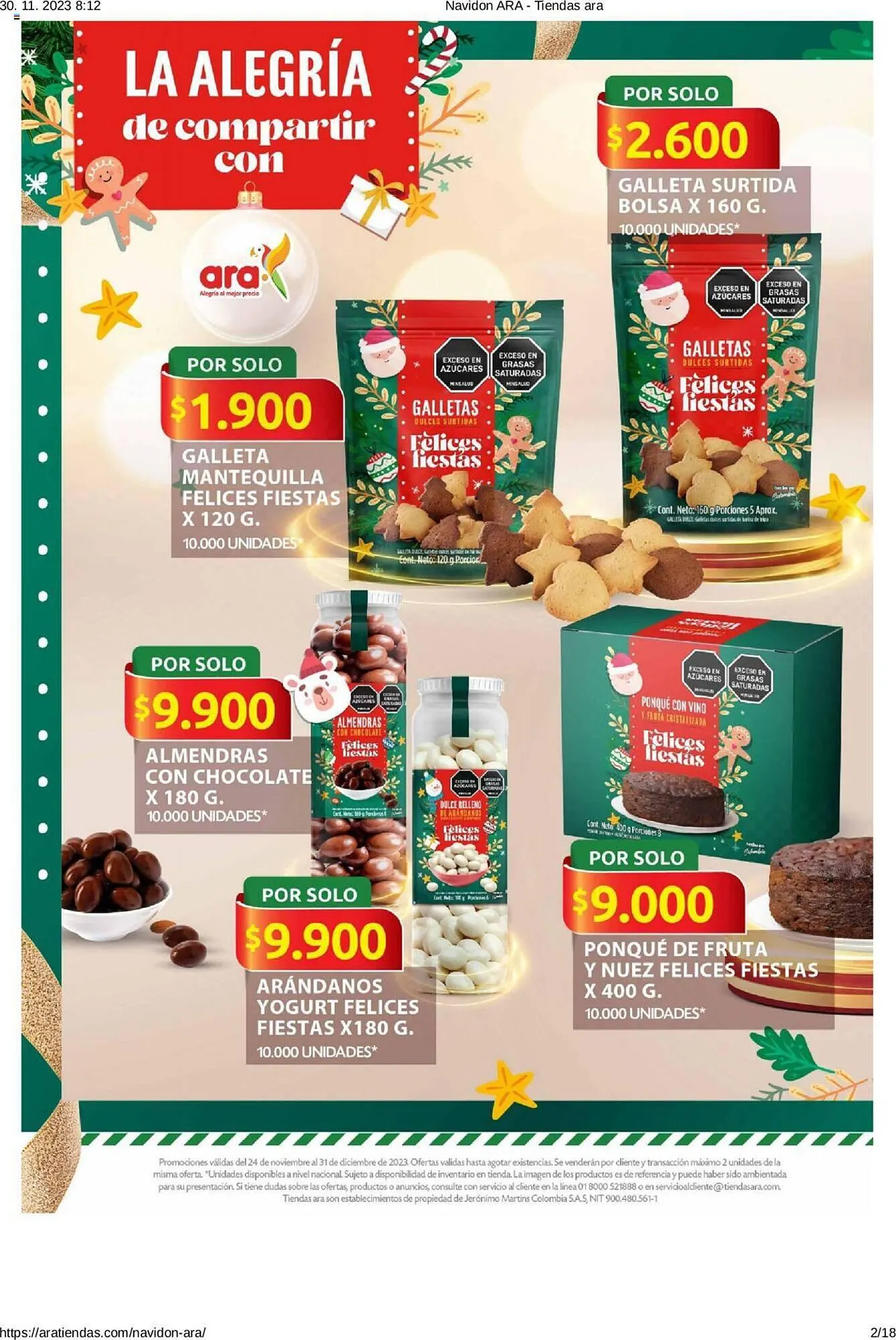 Catalogo de Catálogo Ara 24 de noviembre al 31 de diciembre 2023 - Pag 2