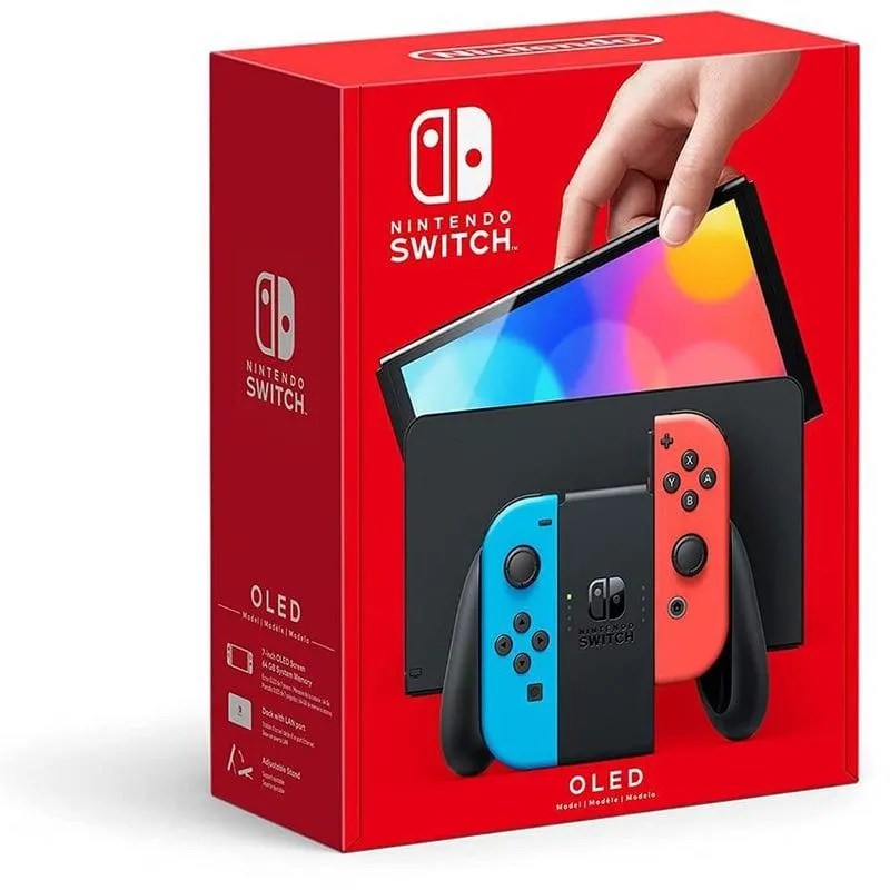 Nintendo switch oled 64 gb neon