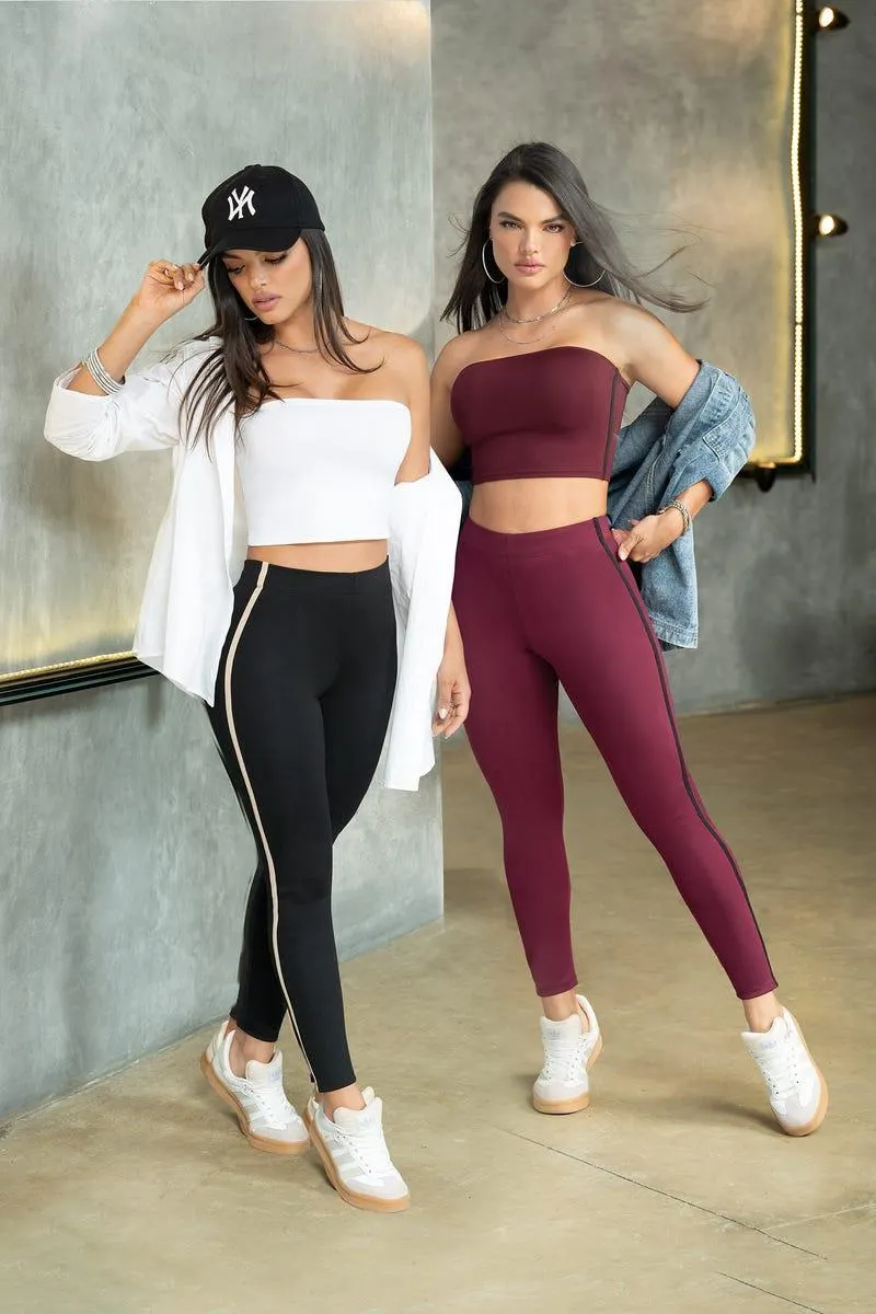 LEGGINGS X 2 LARGO Multicolor