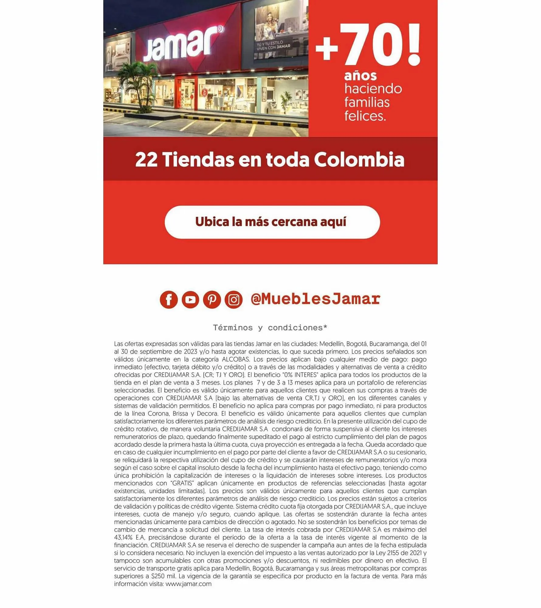 Catalogo de Catálogo Muebles Jamar 13 de septiembre al 31 de diciembre 2023 - Pag 29