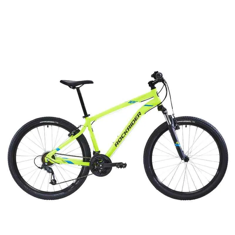 Bicicleta de montaña mtb st100 rin 27" amarilla - Rockrider
