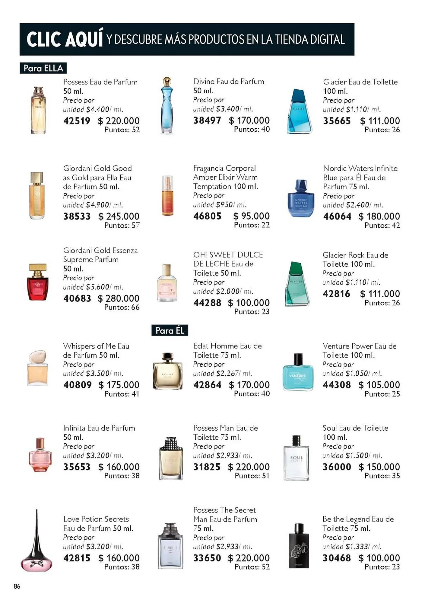 Catalogo de Catálogo Oriflame 15 de noviembre al 5 de diciembre 2025 - Pag 86