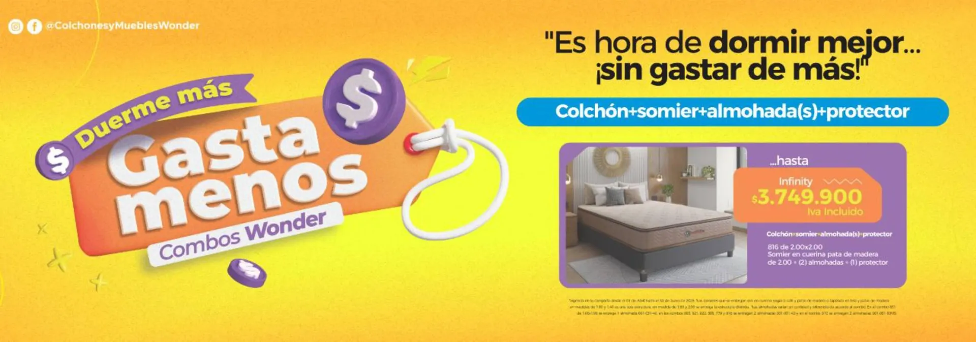 Catalogo de Catálogo Colchones Wonder 7 de mayo al 14 de mayo 2025 - Pag 2