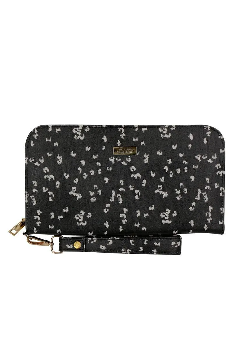 Sobre estampado negro para mujer savana