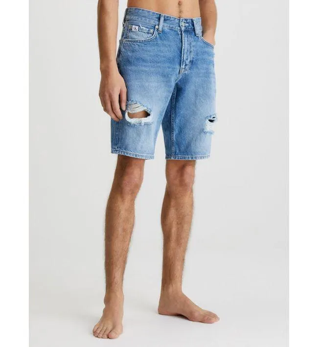 Pantalón Corto Azul Calvin Klein Hombre