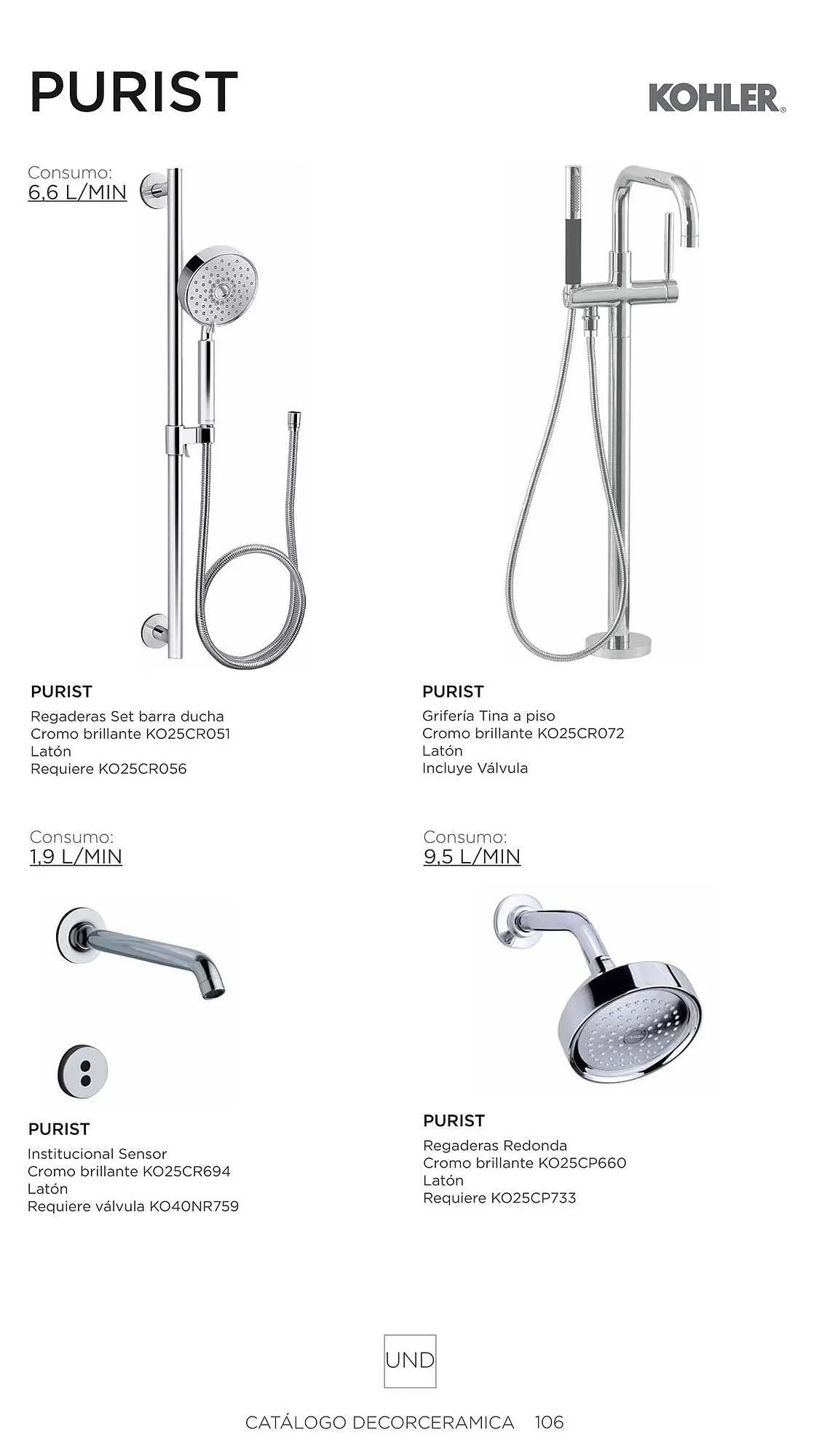 Catalogo de Catálogo Decorceramica 6 de noviembre al 6 de mayo 2025 - Pag 106