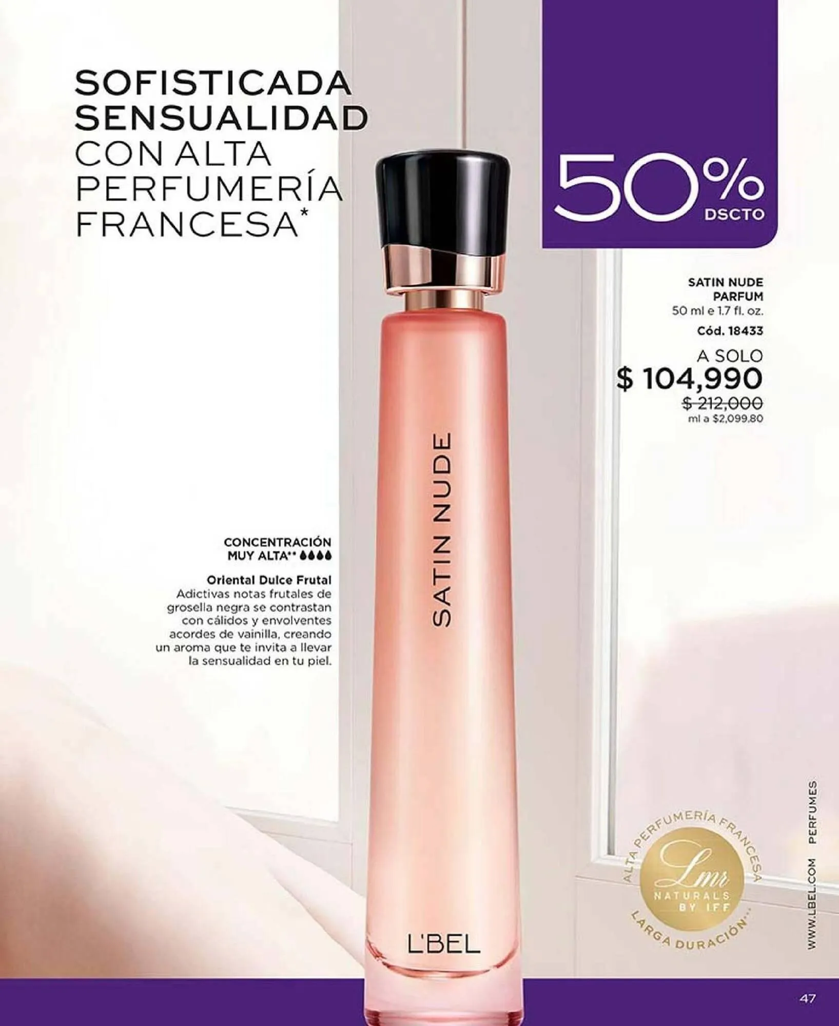 Catalogo de Catálogo L'bel 25 de marzo al 30 de abril 2025 - Pag 47