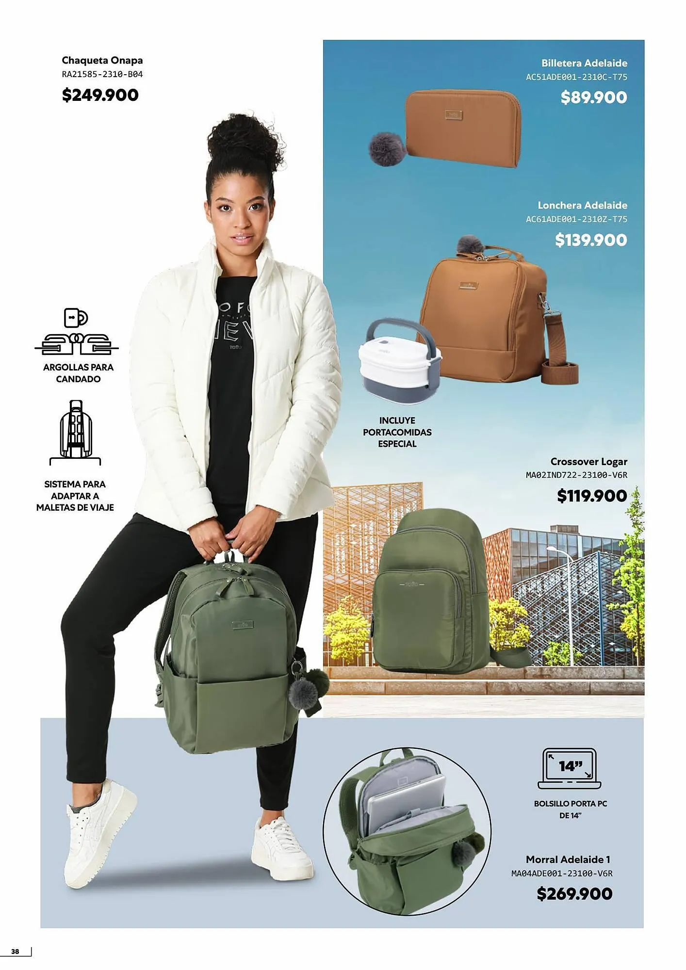 Catalogo de Catálogo Totto 1 de agosto al 31 de agosto 2023 - Pag 38