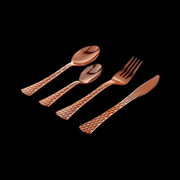 CUBIERTO MARTI X10 ORO ROSA