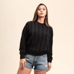 Sueter Tejido Larga Yarn