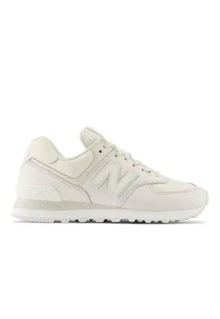 Tenis New Balance 574 Clásicos Mujer-Blanco