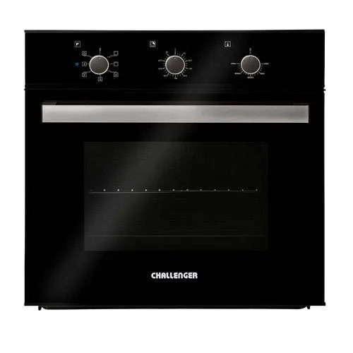 Horno de empotrar eléctrico Challenger negro cristal 60 cm 220V - HE 2750 / Negro