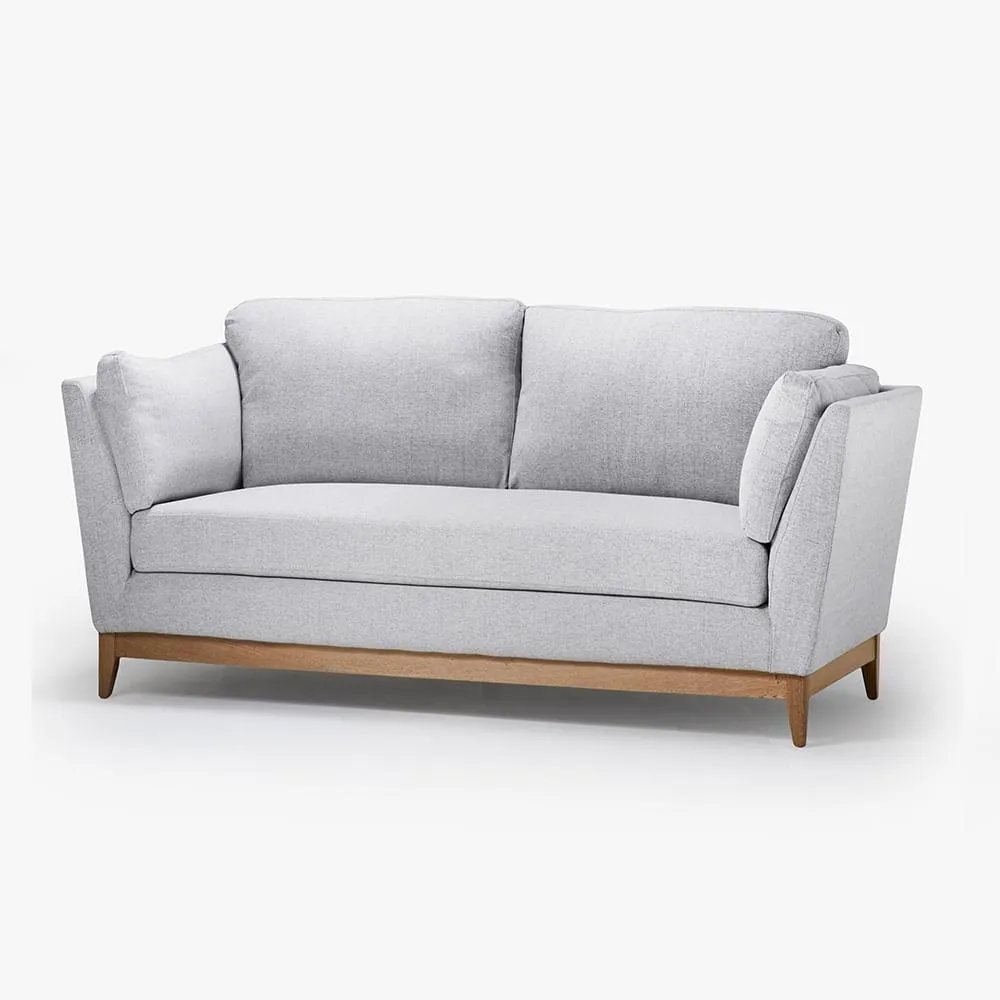 Sofá Kate (Pocket) 2 Puestos Tela Plata