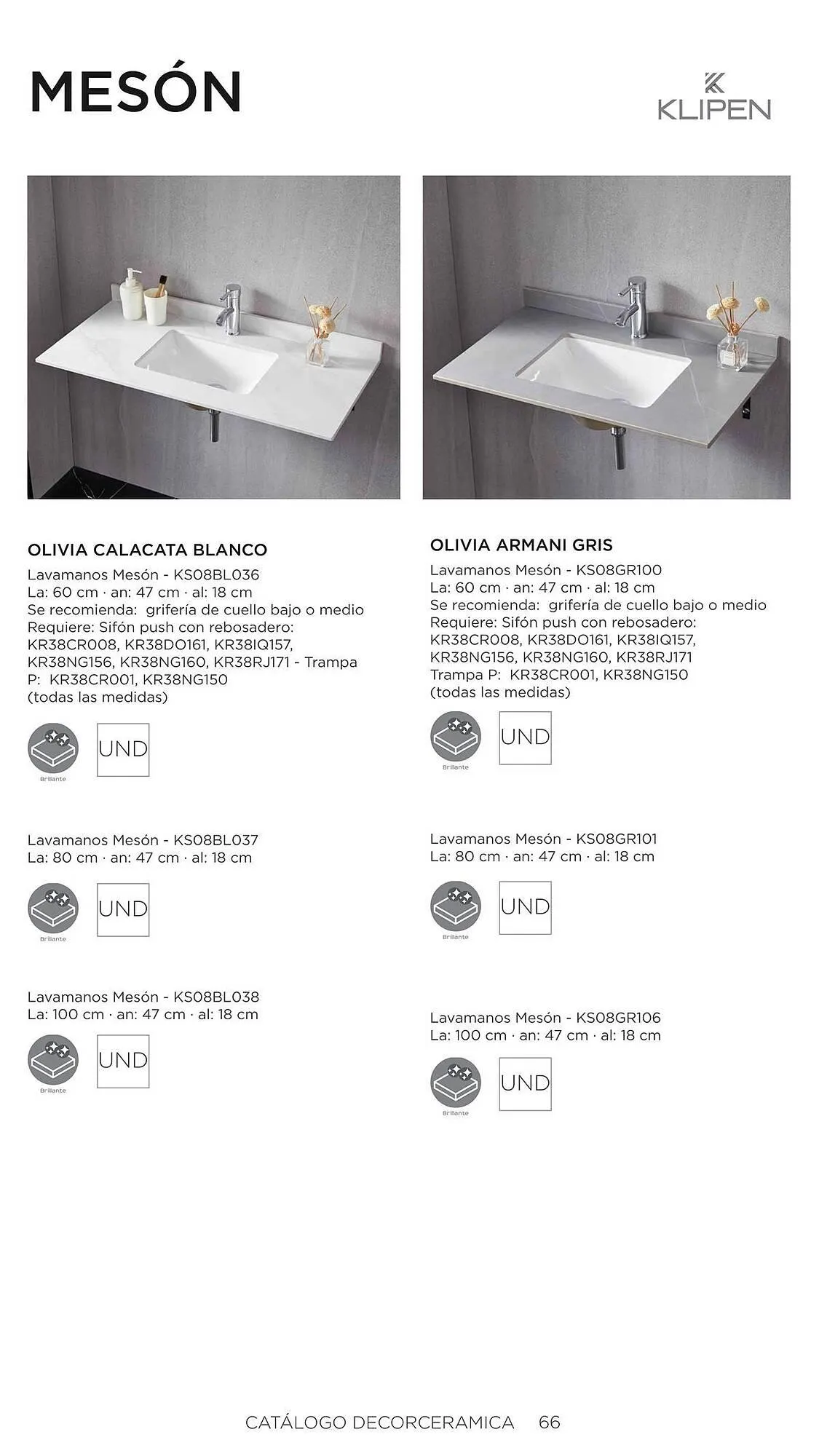 Catalogo de Catálogo Decorceramica 6 de noviembre al 6 de mayo 2025 - Pag 66