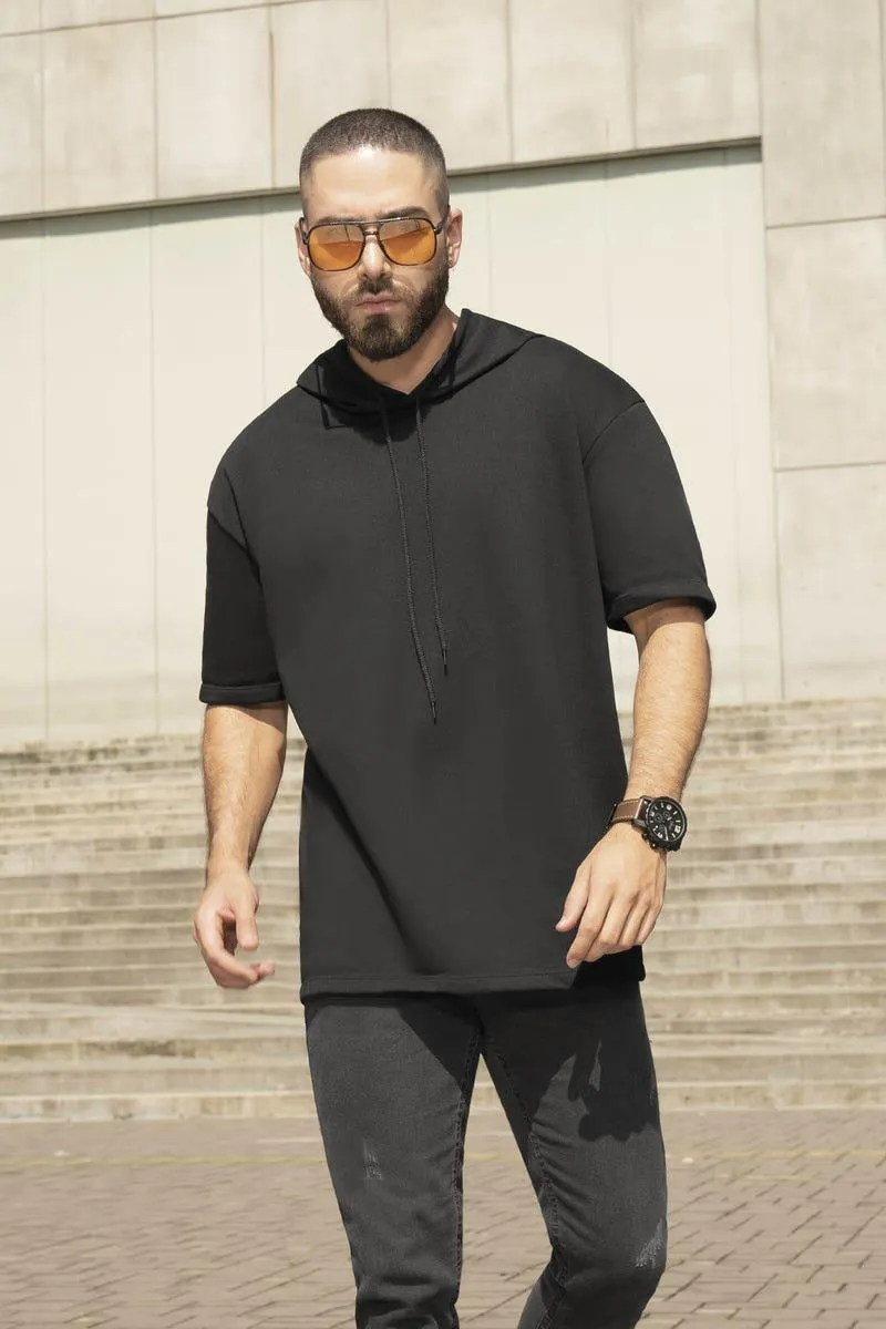 CAMISETA CAPUCHA Negro