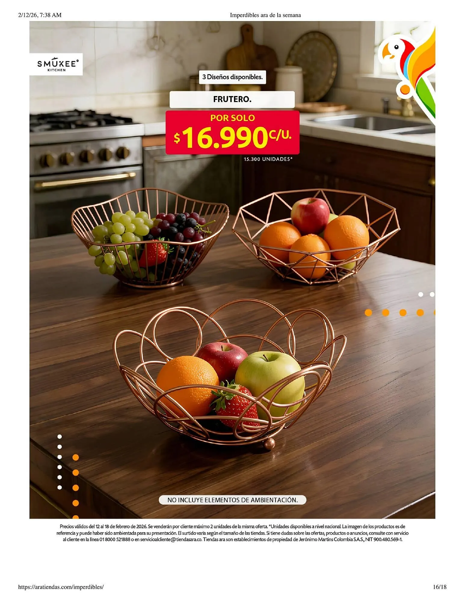 Catalogo de Catálogo Ara 12 de febrero al 18 de febrero 2026 - Pag 16