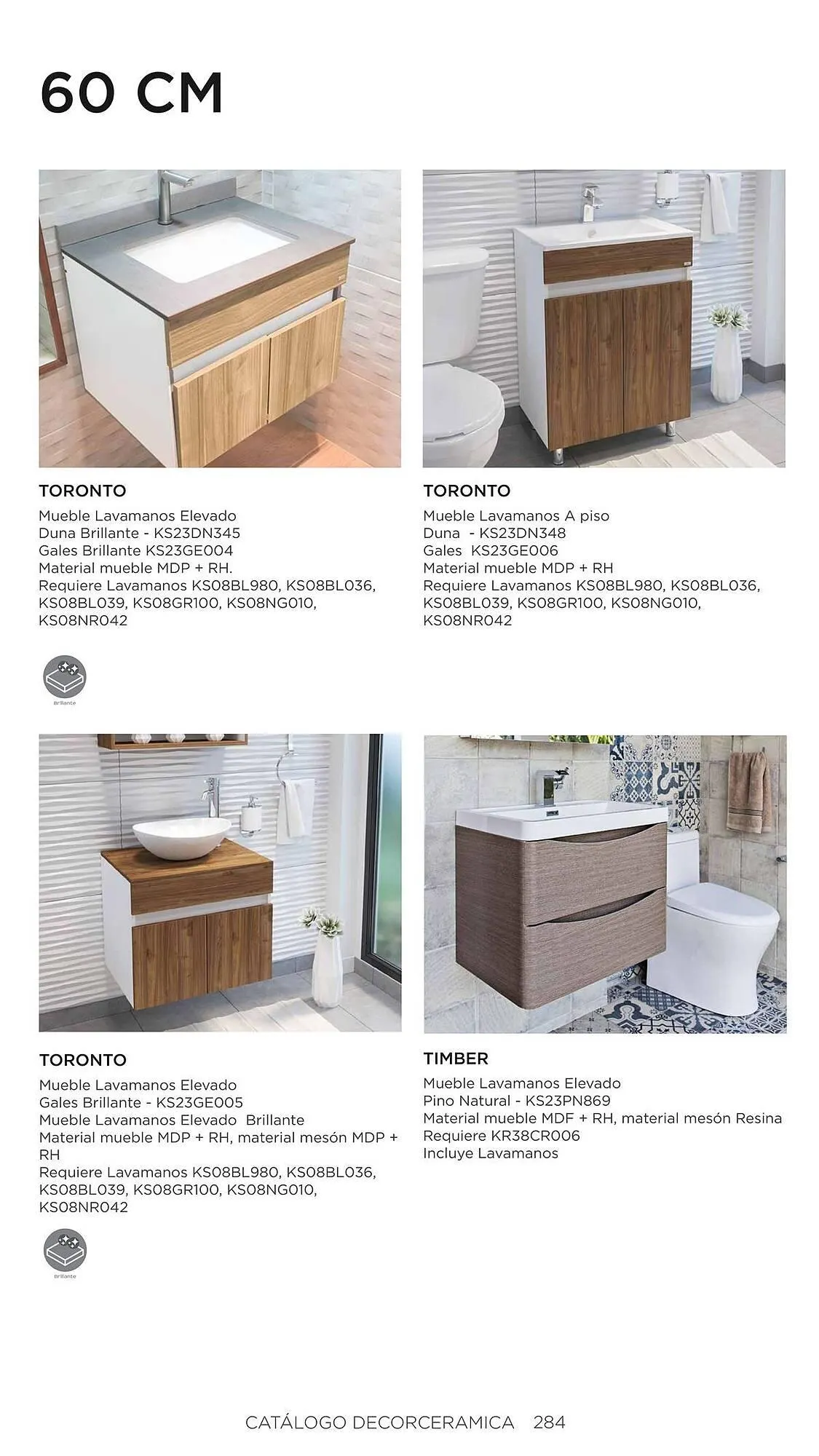 Catalogo de Catálogo Decorceramica 6 de noviembre al 6 de mayo 2025 - Pag 284