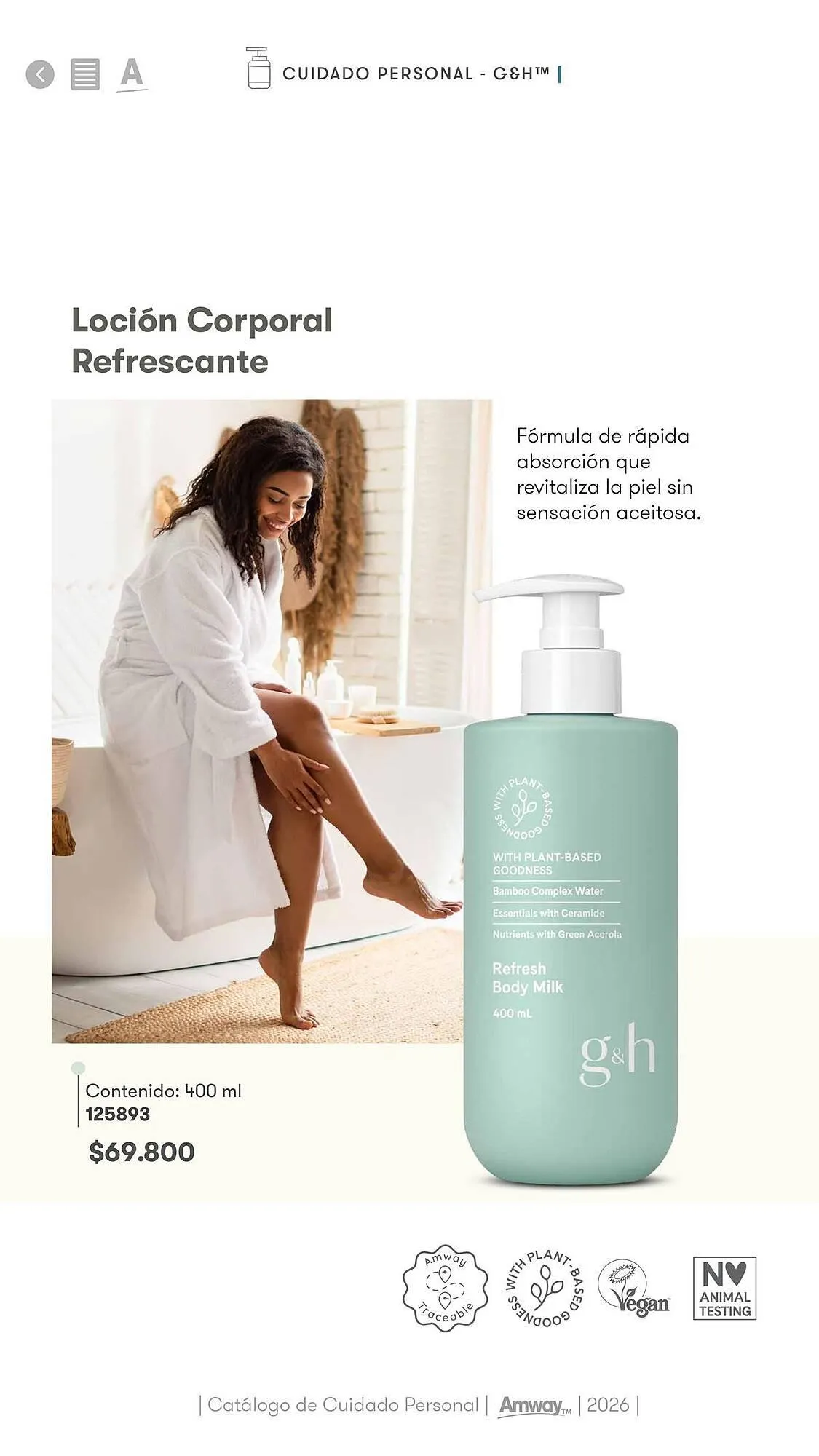 Catalogo de Catálogo Amway 26 de marzo al 31 de diciembre 2026 - Pag 26