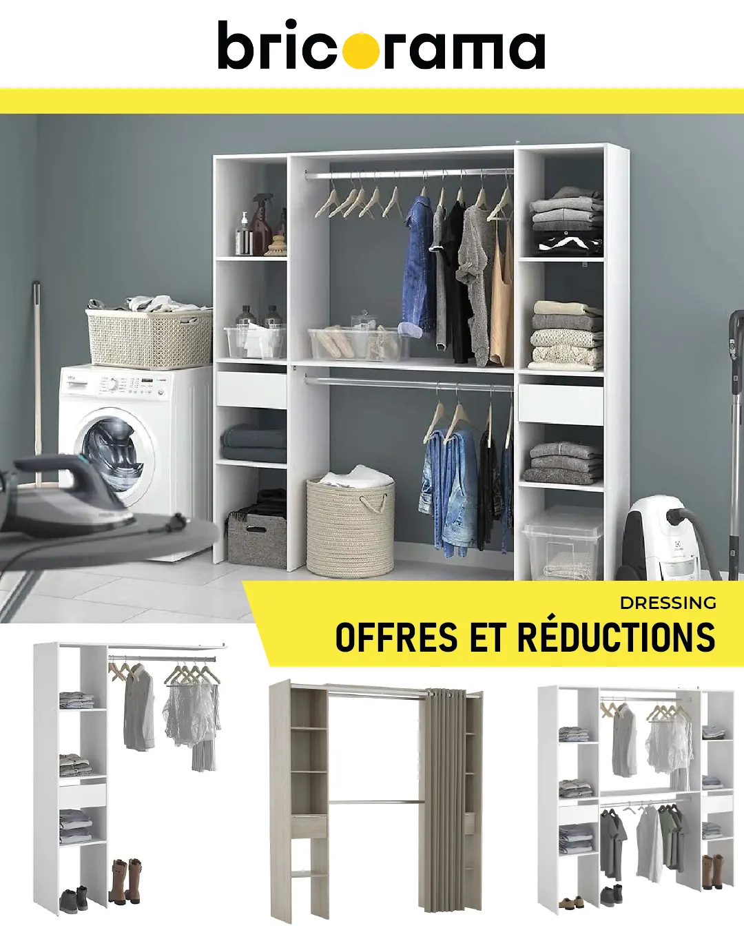 Bricorama Offres: Dressing du 10 décembre au 18 décembre 2024 - Catalogue page 
